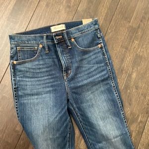 Madewell high-rise skinny jeans size 28Tall